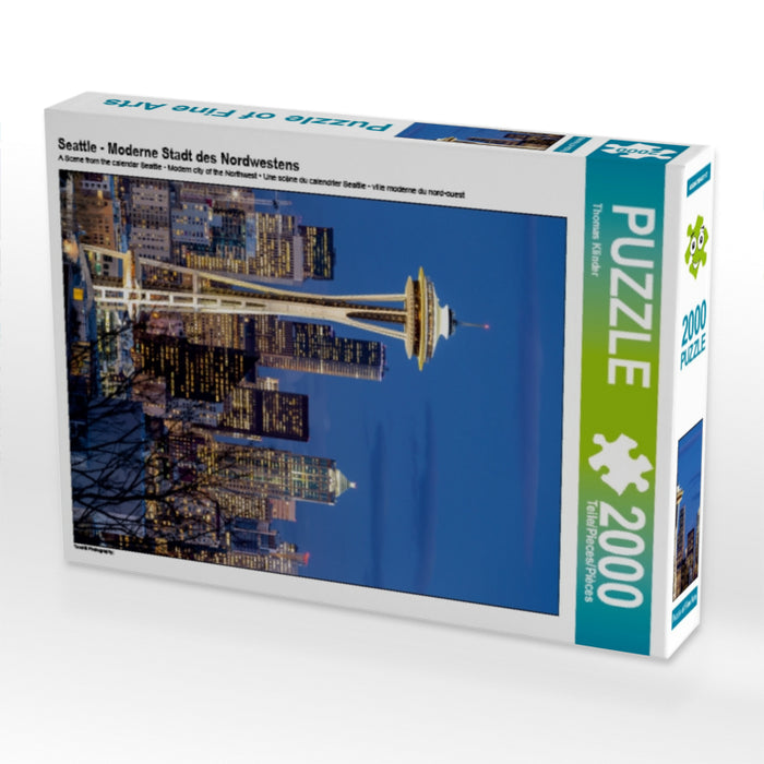 Seattle - Moderne Stadt des Nordwestens - CALVENDO Foto-Puzzle - calvendoverlag 39.99