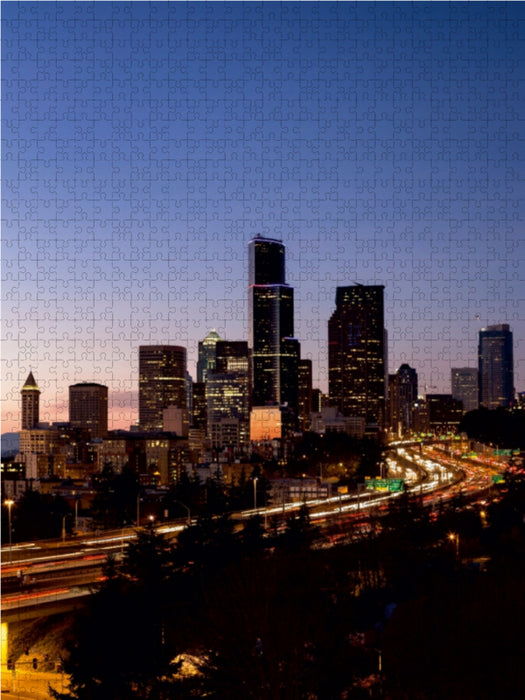 Seattle Downtown von Süden - CALVENDO Foto-Puzzle - calvendoverlag 39.99