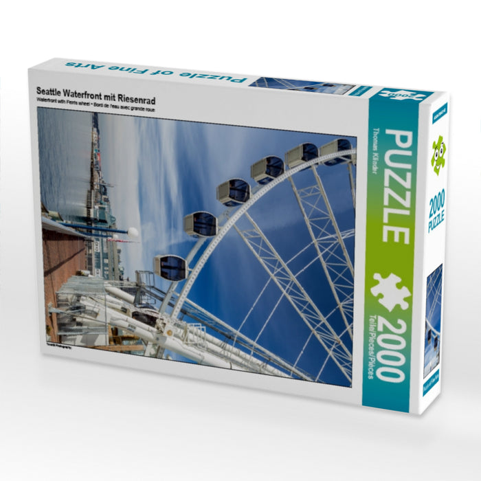 Seattle Waterfront mit Riesenrad - CALVENDO Foto-Puzzle - calvendoverlag 39.99