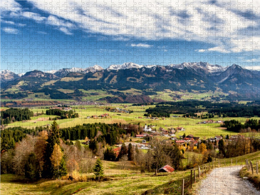 Blick auf Ofterschwang - CALVENDO Foto-Puzzle - calvendoverlag 29.99