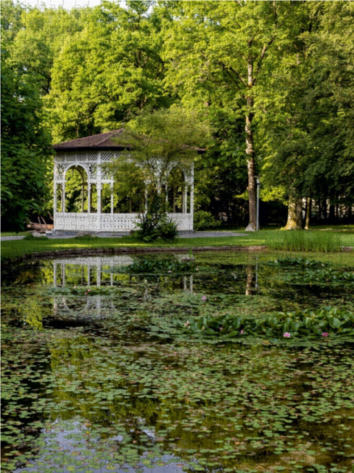 Teich im Stadtpark Schwabach - CALVENDO Foto-Puzzle - calvendoverlag 39.99