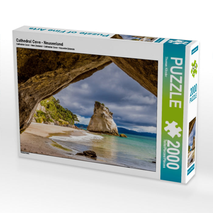 Cathedral Cove - Neuseeland - CALVENDO Foto-Puzzle - calvendoverlag 29.99