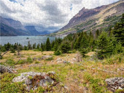 Sun Point - Glacier NP - CALVENDO Foto-Puzzle - calvendoverlag 39.99