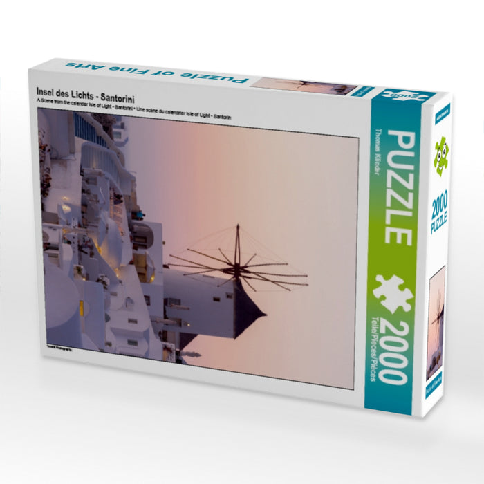 Insel des Lichts - Santorini - CALVENDO Foto-Puzzle - calvendoverlag 29.99