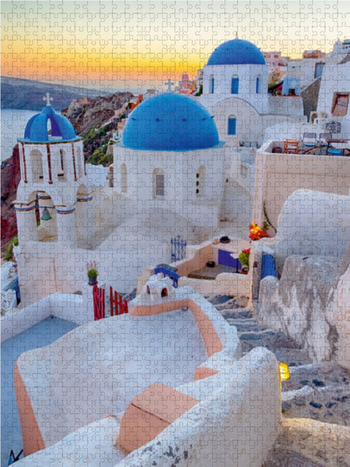 Oia am Abend - CALVENDO Foto-Puzzle - calvendoverlag 29.99