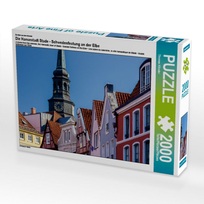 Die Hansestadt Stade - Schwedenfestung an der Elbe - CALVENDO Foto-Puzzle - calvendoverlag 39.99