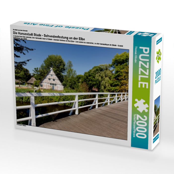 Die Hansestadt Stade - Schwedenfestung an der Elbe - CALVENDO Foto-Puzzle - calvendoverlag 39.99