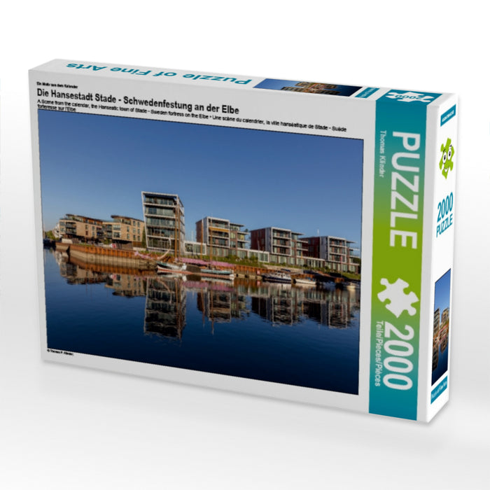 Die Hansestadt Stade - Schwedenfestung an der Elbe - CALVENDO Foto-Puzzle - calvendoverlag 39.99