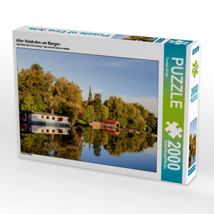 Alter Holzhafen am Morgen - CALVENDO Foto-Puzzle - calvendoverlag 39.99