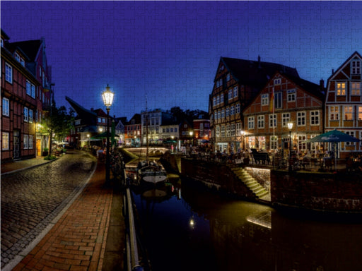 Altstadt am Abend - CALVENDO Foto-Puzzle - calvendoverlag 39.99