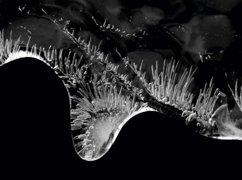 Makroaufnahme eines Eiszapfens - CALVENDO Foto-Puzzle - calvendoverlag 39.99