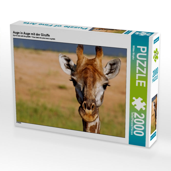 Auge in Auge mit der Giraffe - CALVENDO Foto-Puzzle - calvendoverlag 29.99