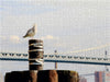 Möwe vor Manhattan Bridge - CALVENDO Foto-Puzzle - calvendoverlag 39.99