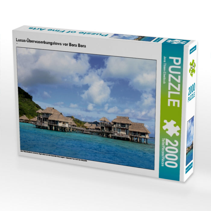 Luxus-Überwaserbungalows vor Bora Bora - CALVENDO Foto-Puzzle - calvendoverlag 39.99