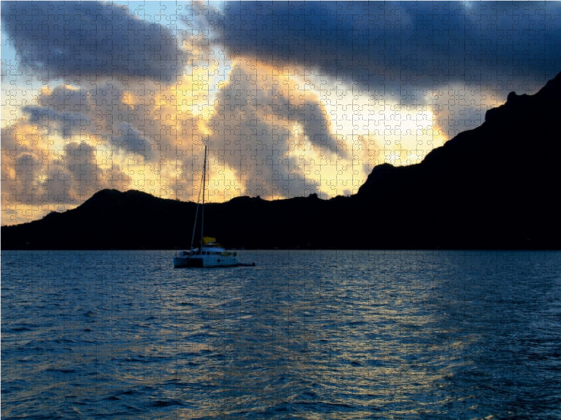 Bora Bora bei Nacht - CALVENDO Foto-Puzzle - calvendoverlag 39.99