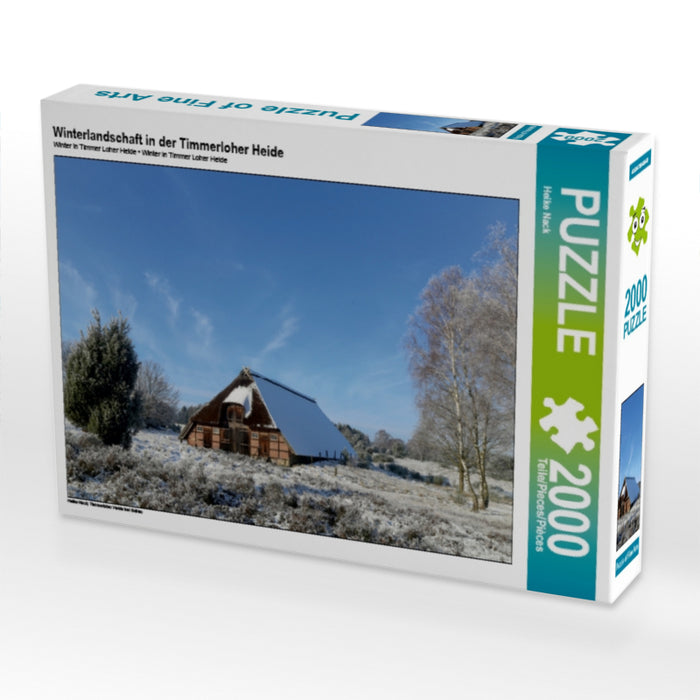 Winterlandschaft in der Timmerloher Heide - CALVENDO Foto-Puzzle - calvendoverlag 29.99
