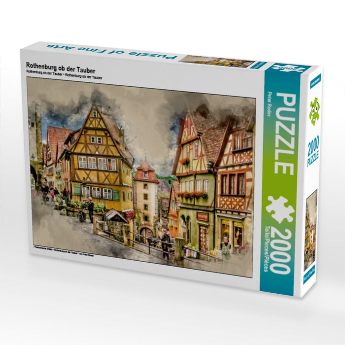 Rothenburg ob der Tauber - CALVENDO Foto-Puzzle - calvendoverlag 29.99