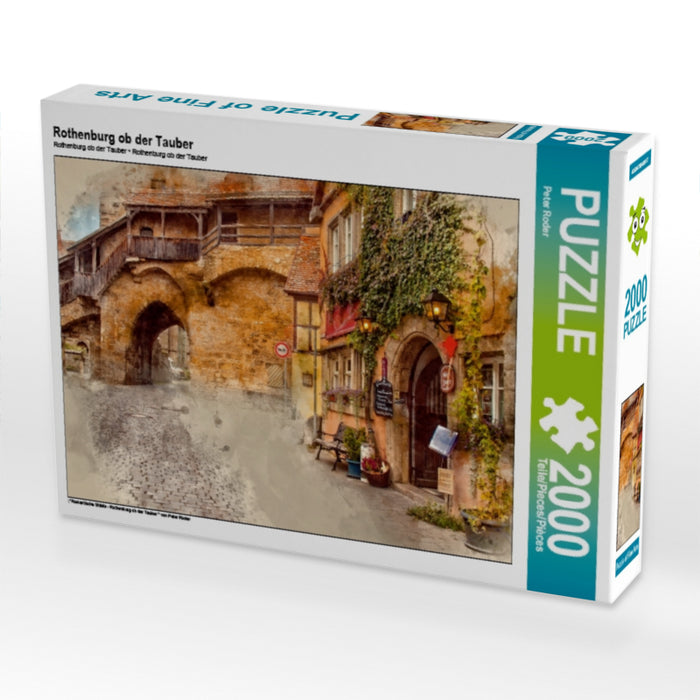 Rothenburg ob der Tauber - CALVENDO Foto-Puzzle - calvendoverlag 29.99