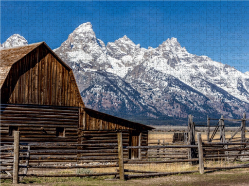 Mormon Row - Grand Teton - CALVENDO Foto-Puzzle - calvendoverlag 29.99