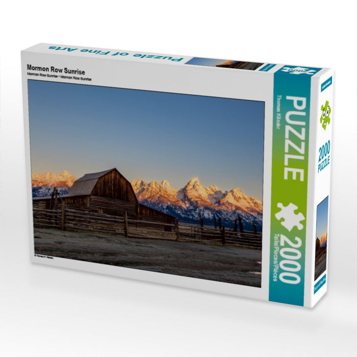 Mormon Row Sunrise - CALVENDO Foto-Puzzle - calvendoverlag 29.99