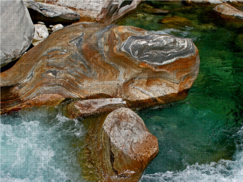 Die Verzasca Schweiz im Verzascatal - CALVENDO Foto-Puzzle - calvendoverlag 29.99