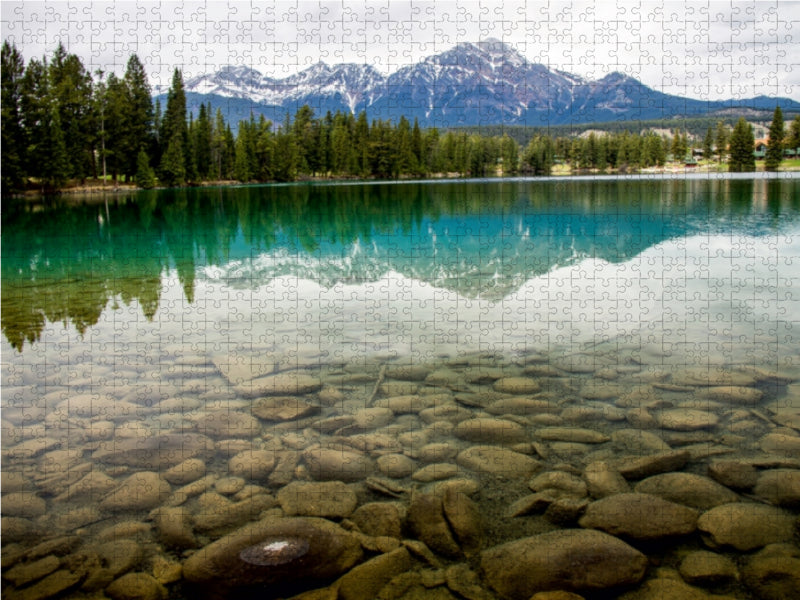 Beauvert Lake, Alberta, Kanada - CALVENDO Foto-Puzzle - calvendoverlag 39.99