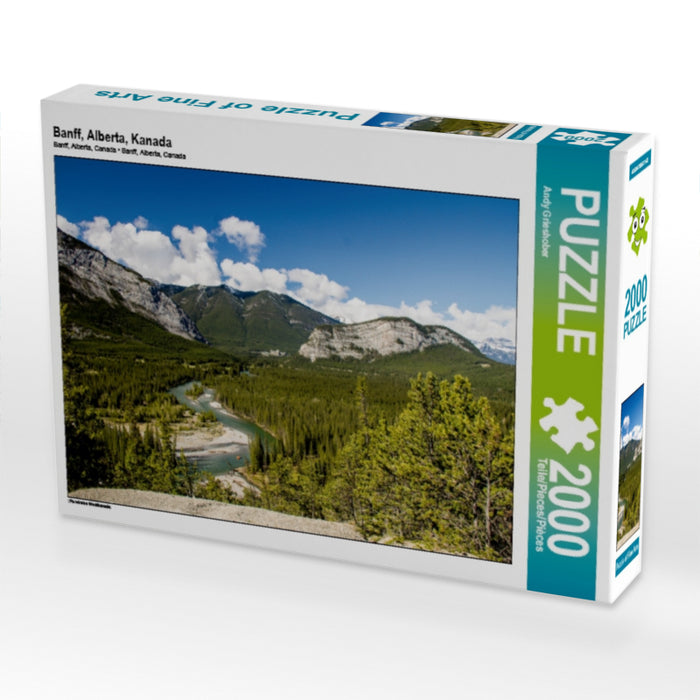 Banff, Alberta, Kanada - CALVENDO Foto-Puzzle - calvendoverlag 39.99