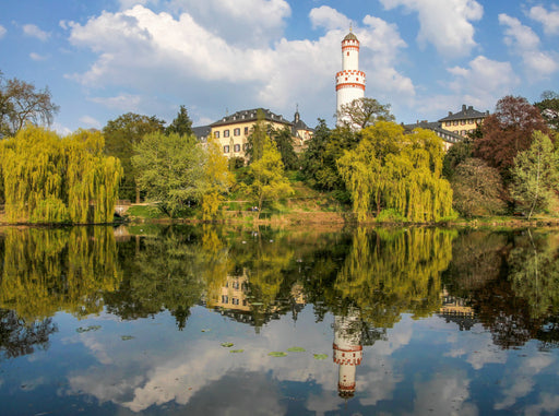 Schlosspark und weißer Turm in Bad Homburg - CALVENDO Foto-Puzzle - calvendoverlag 39.99