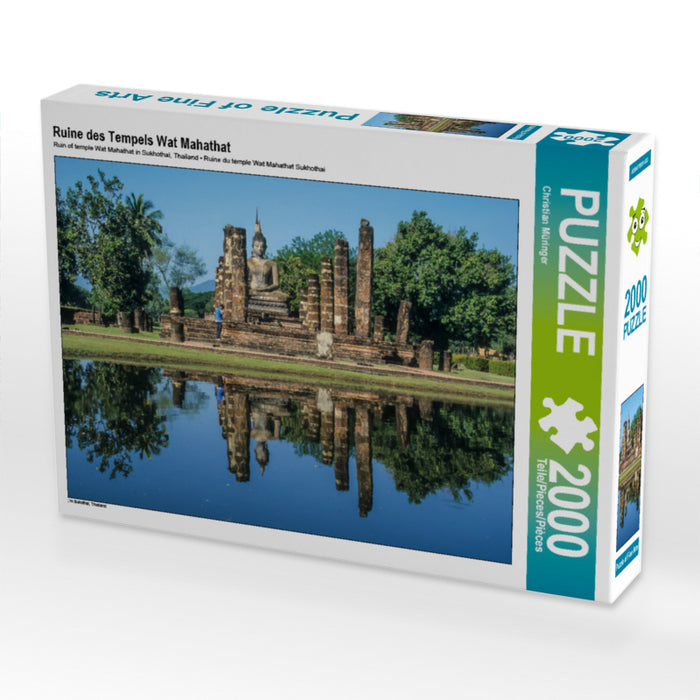 Ruine des Tempels Wat Mahathat - CALVENDO Foto-Puzzle - calvendoverlag 39.99