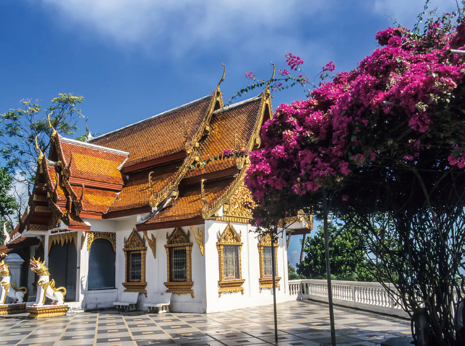 Kloster Doi Suthep bei Chiang Mai, Thailand - CALVENDO Foto-Puzzle - calvendoverlag 39.99
