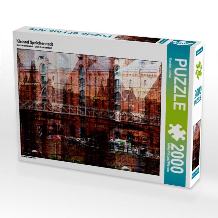 Kleinod Speicherstadt - CALVENDO Foto-Puzzle - calvendoverlag 39.99