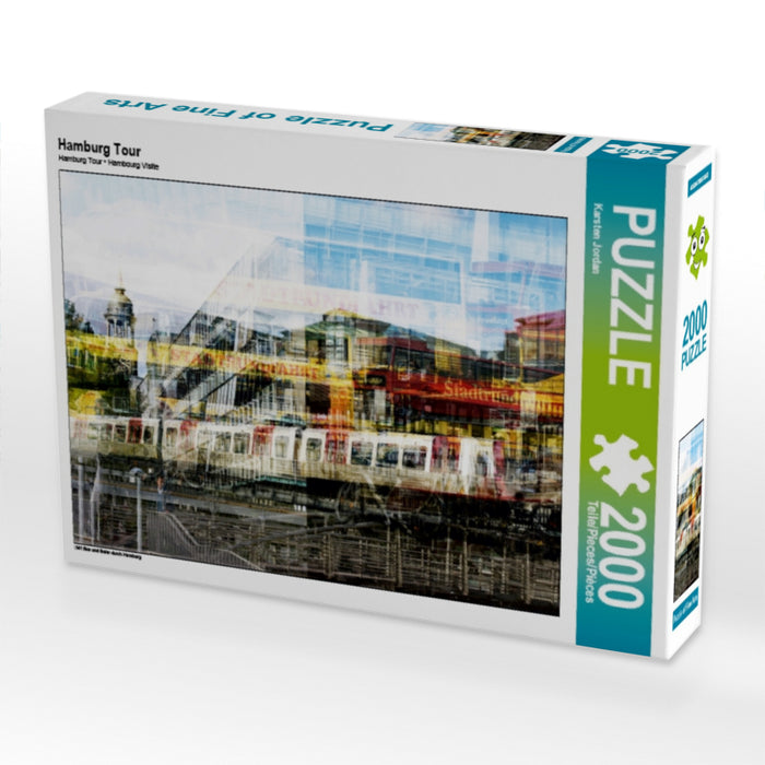 Hamburg Tour - CALVENDO Foto-Puzzle - calvendoverlag 39.99