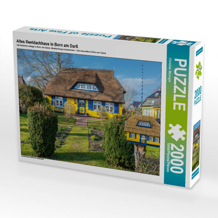 Altes Reetdachhaus in Born am Darß - CALVENDO Foto-Puzzle - calvendoverlag 29.99