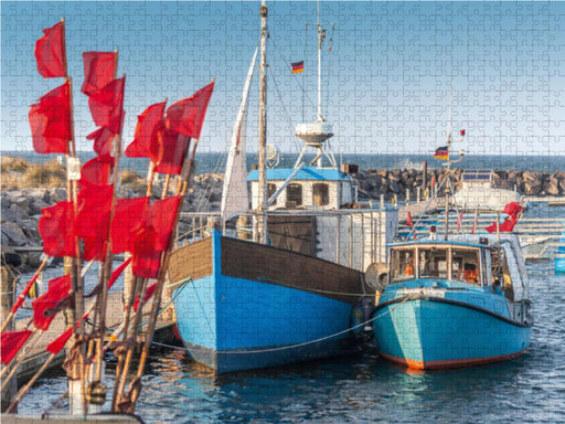 Fischerboote im Hafen von Kühlungsborn an der Ostsee - CALVENDO Foto-Puzzle - calvendoverlag 39.99