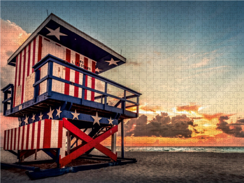 Miami South Beach - CALVENDO Foto-Puzzle - calvendoverlag 39.99