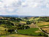 Rundblick vom Akropolishügel bei Tuscania auf die mediterrane Landschaft. Latium, Italien. - CALVENDO Foto-Puzzle - calvendoverlag 39.99