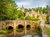 Die Brücke von Castle Combe in Wiltshire, England - CALVENDO Foto-Puzzle - calvendoverlag 39.99