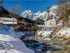 Ramsau im Winter, Oberbayern - CALVENDO Foto-Puzzle - calvendoverlag 39.99