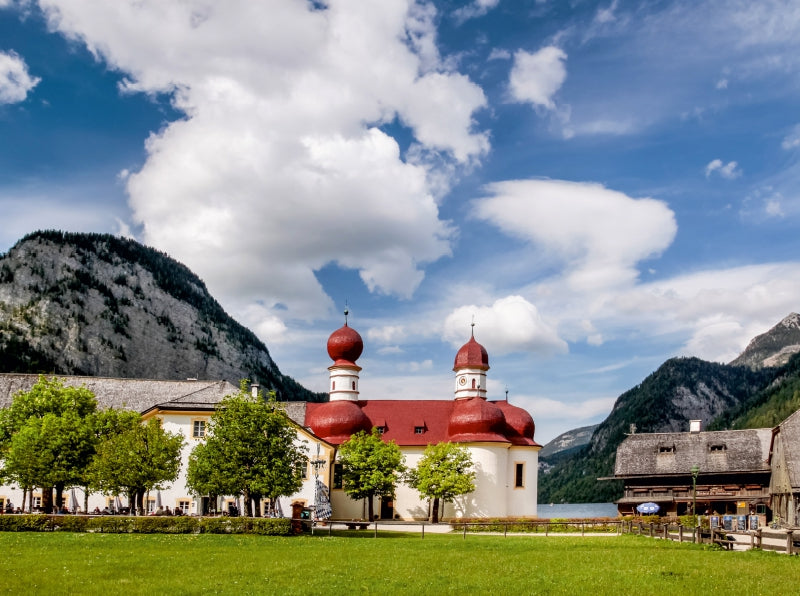 St. Bartholomä am Königssee in Oberbayern - CALVENDO Foto-Puzzle - calvendoverlag 39.99