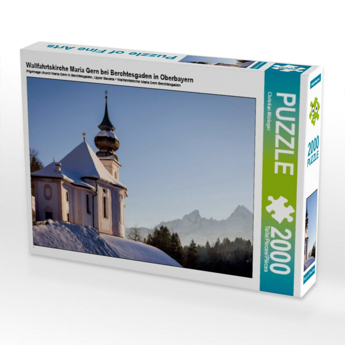 Wallfahrtskirche Maria Gern bei Berchtesgaden in Oberbayern - CALVENDO Foto-Puzzle - calvendoverlag 39.99