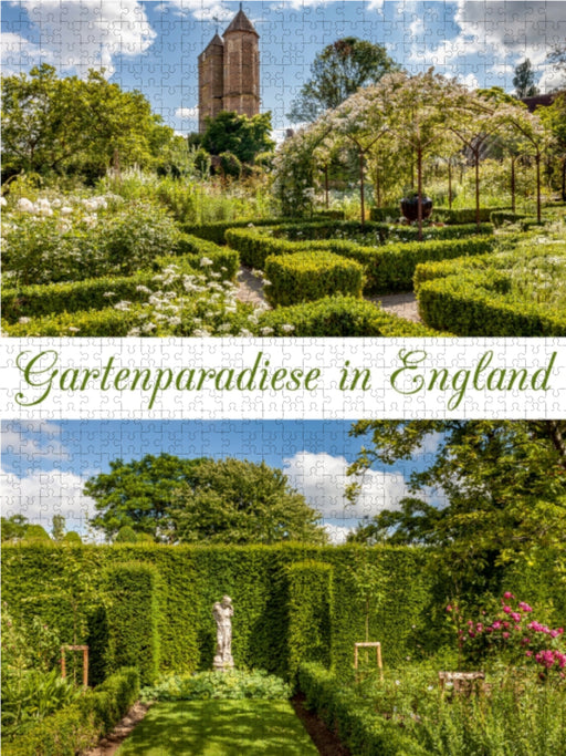 Gartenparadiese in England - CALVENDO Foto-Puzzle - calvendoverlag 39.99