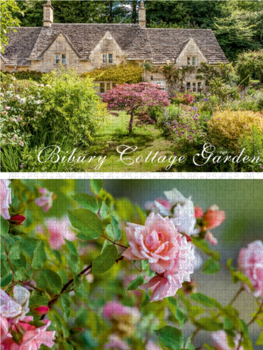 Idyllischer Cottage Garden in Bibury, Gloucestershire - CALVENDO Foto-Puzzle - calvendoverlag 39.99