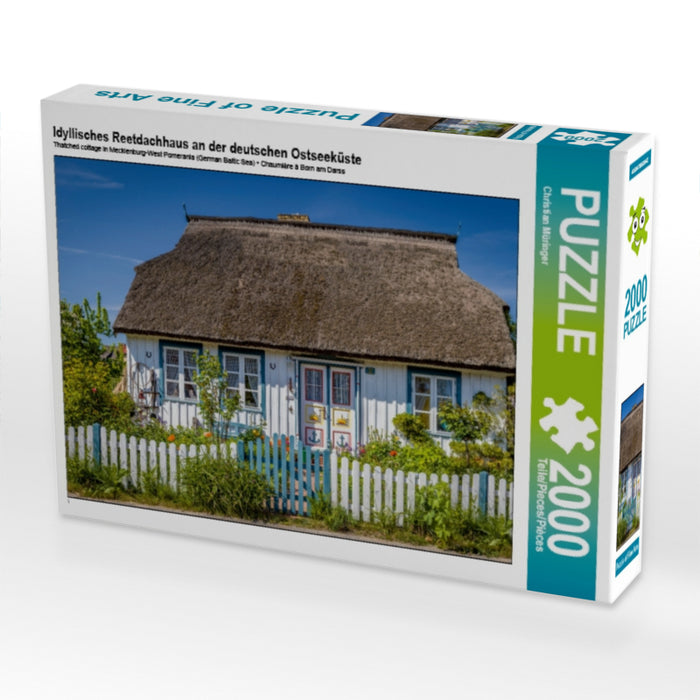 Idyllisches Reetdachhaus an der deutschen Ostseeküste - CALVENDO Foto-Puzzle - calvendoverlag 39.99