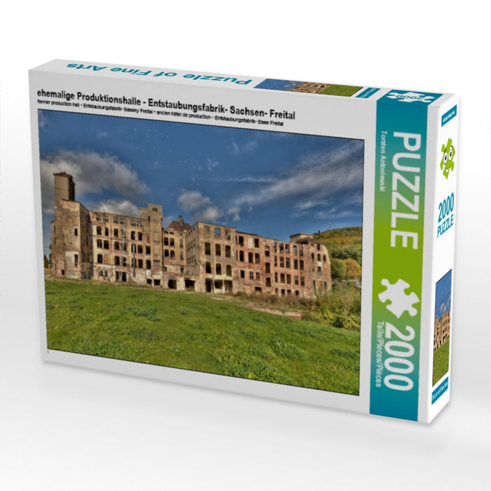 ehemalige Produktionshalle - Entstaubungsfabrik- Sachsen- Freital - CALVENDO Foto-Puzzle - calvendoverlag 39.99