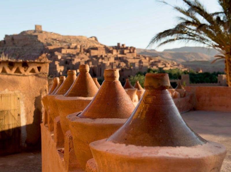 Der Tag erwacht - Ait Benhaddou 2000 Teile Puzzle quer - CALVENDO Foto-Puzzle'