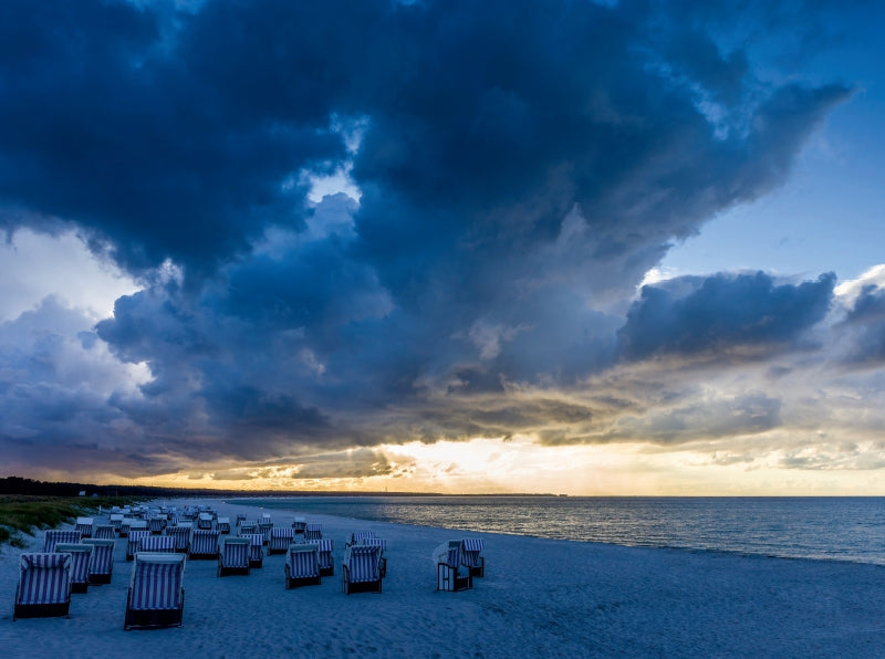 Ein Sturm zieht auf am Strand von Zingst - CALVENDO Foto-Puzzle - calvendoverlag 39.99