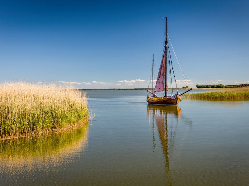 Zeesenboot auf dem Bodden bei Althagen (Mecklenburg-Vorpommern) - CALVENDO Foto-Puzzle - calvendoverlag 39.99