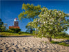 Strand und Leuchtturm in Svaneke auf Bornholm - CALVENDO Foto-Puzzle - calvendoverlag 39.99