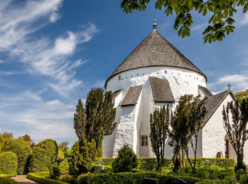 Rundkirche von Osterlars auf Bornholm - CALVENDO Foto-Puzzle - calvendoverlag 39.99