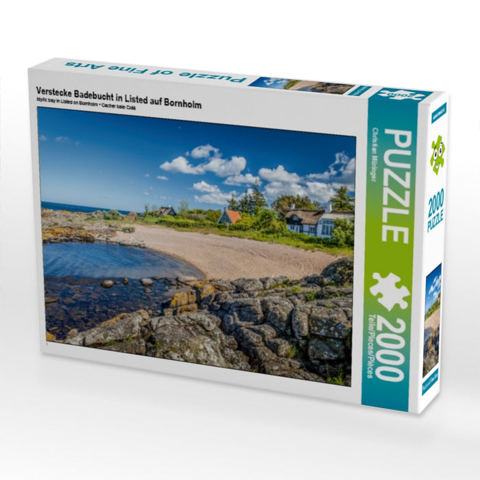 Verstecke Badebucht in Listed auf Bornholm - CALVENDO Foto-Puzzle - calvendoverlag 39.99